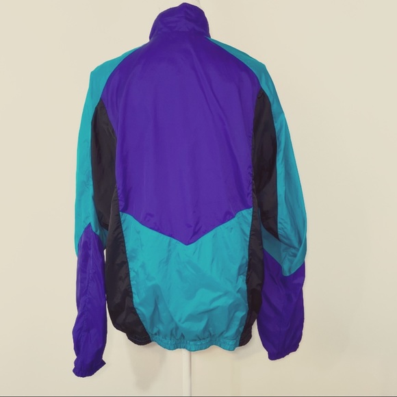 purple and teal nike windbreaker